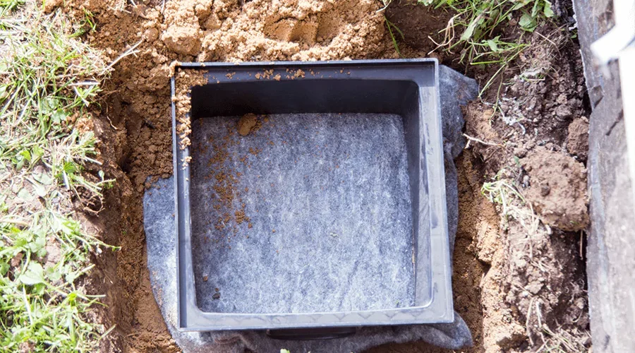 Expert Irrigation team providing drainage services