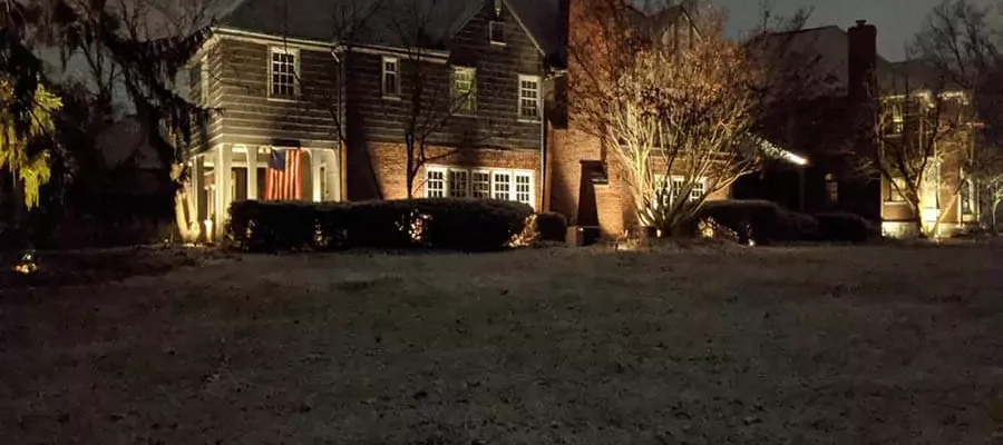 House-installed outdoor lighting by Expert irrigation