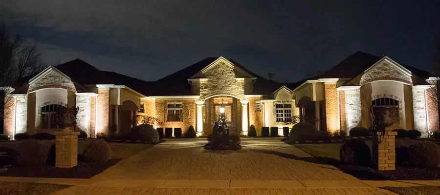 House-installed outdoor lighting by Expert irrigation